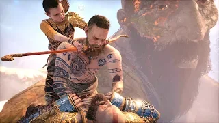 God of War 4 2018 Final Boss Fight Baldur No Damage Walkthrough Part 58 PS4 PRO