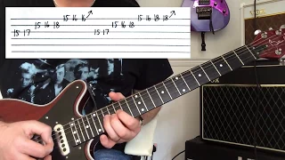 Queen - Bohemian Rhapsody - Live Aid Guitar Solo Lesson (Guitar Tab)