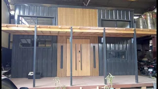 Tour of Philippines Tiny Home Made out of Bamboo - Philippines modern Kubo