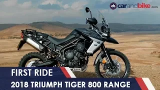 2018 Triumph Tiger 800 First Ride Review | NDTV carandbike