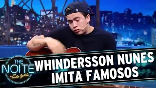 The Noite (25/03/16) - Whindersson Nunes imita famosos