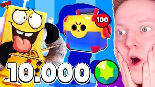 БИТВА СУНДУКОВ НА 10.000 ГЕМОВ! ПОЗЗИ ПРОТИВ РОБЗИ! БИТВА ДОНАТЕРОВ BRAWL STARS