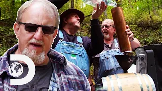 Mark & Digger Make Kentucky Bourbon Moonshine For A Funeral | Moonshiners