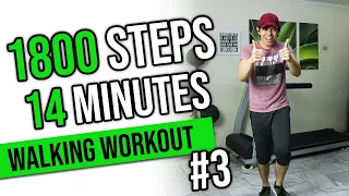 Walking Workout #3 | 1800 Steps in 14 Minutes | Fun Easy Family Workout | Keoni Tamayo