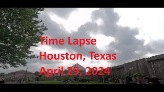 4K / 5.3K Time Lapse Video (04/29/24) - Houston, TX Sun Up to Sun Down