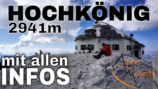 Hochkönig 2941m | Normalweg vom Arthurhaus mit allen Informationen | Berchtesgadener Alpen