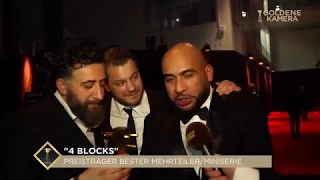 Kida Ramadan & Veysel ("4 Blocks") im Interview | "Bester Mehrteiler" GOLDENE KAMERA 2018