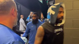 VERY FRUSTRATED LUKA DONCIC, KYRIE & MAVERICKS AFTER TONIGHTS GAME 1 LOSS VS CELTICS AT TD GARDEN