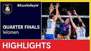 Serbia vs. France Highlights - #EuroVolleyW