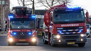 [Kazerneomroep] P1, Brandweer Deventer met spoed naar melding industriebrand Emdenstraat Deventer