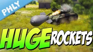 MASSIVE ROCKETS - RBT-5 420mm Rockets (War Thunder Tank Combo Gameplay)