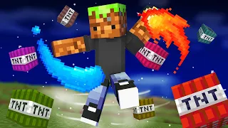 Minecraft ama ELEMENTLERİ YÖNETİYORUM