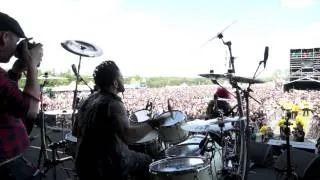 The Defiled @ Sonisphere 2014. Paul 'Needles' White Drum Cam. SLEEPER