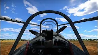 Manual engine control and trimming in an La-5FN - War Thunder - Air Sim