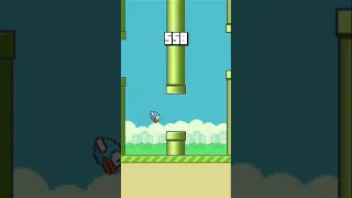 Flappy Bird - 1000 pts [8X faster] (10 yrs later) #flappybird #retrogames #retrogaming