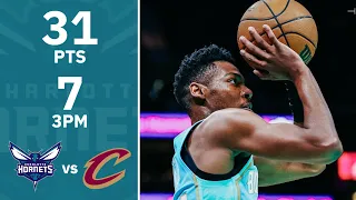 Brandon Miller 31 Points & CAREER-HIGH 7 Threes vs. Cavaliers! | Highlights | March 27, 2024