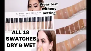 ELF CAMO CONCEALER REVIEW | ALL SWATCHES | BEST FULL COVERAGE DRUGSTORE CONCEALER
