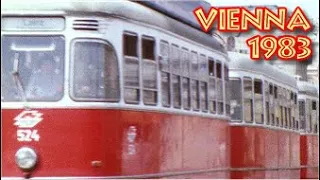 Vienna trams 1983 Strassenbahn Wien