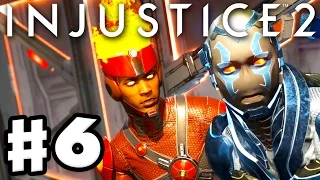 Injustice 2 - Gameplay Part 6 - Blue Beetle & Firestorm! Chapter 6: Assault on Stryker's Island