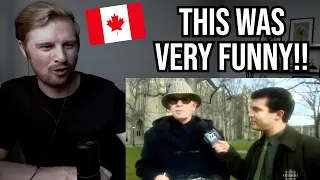 Rick Mercer Talking to Americans (BRITISH REACTION)