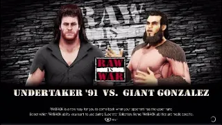 WWE 2K19 - Undertaker '91 vs Giant Gonzalez