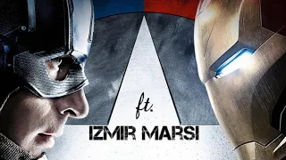 Captain America :Civil War| Airport Fight Scene Ft.Izmir Marsi