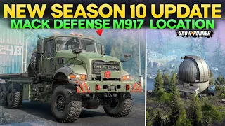 New Mack Defense M917 Hidden Location in Season 10 Update Region SnowRunner Everything Need to Know