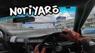 High-speed drift at Tsukuba Circuit