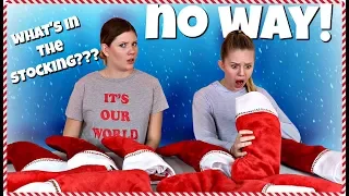 Don't Choose the Wrong Stocking | Holiday Challenge 2018 | Taylor and Vanessa