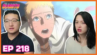 FAREWELL TO KURAMA & RINNEGONE?! | Boruto Episode 218 Couples Reaction & Discussion