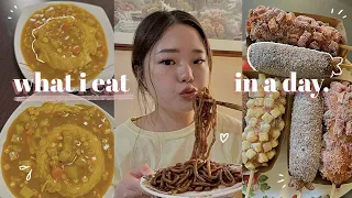 eating all my cravings for a day (korean + intuitive)🤤🐙