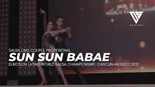 Gonzalo y Karina Riquelme - Salsa On2 Couple - Euroson Latino World Salsa Championship 2021