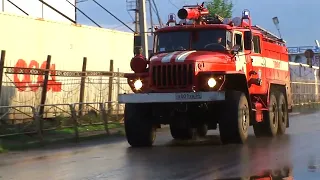 пожарная автоцистерна на базе Урала