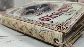Easy pocket journal from old maps Tutorial