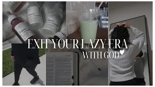 How to EXIT your lazy era with God.  |  Productivity, God-centered goals, Tips