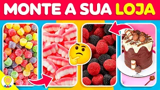 🍭 MONTE A SUA LOJA DE DOCES 🍬😋 | Jogo das Escolhas: Edição Comidas - Parte 2