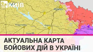 Актуальна карта бойових дій в Україні на 15 липня