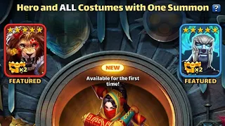 Empires & Puzzles: Costume Chamber Summon - New Heroes + reviews - 10 pull + bonus chest