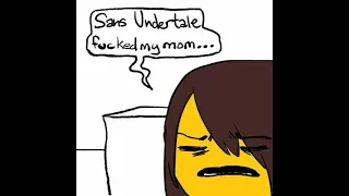 Sans Undertale f*cked Kris's mom (Deltarune comic dub)