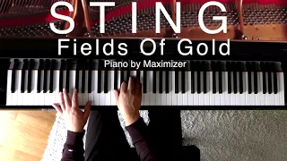 STING - Fields Of Gold - ( Solo piano cover) - Maximizer