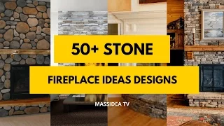 50+ Best Stone Fireplace Ideas Designs 2018