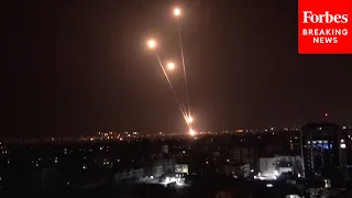 Rockets Fired From Gaza Strip Rain Down On Israel After Hamas's Prior Surprise Attack