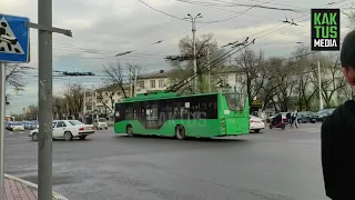 ДТП с двумя авто в Бишкеке. За рулем одной из машин находился сотрудник УПСМ