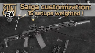 Saiga-223 customization: setups, weight