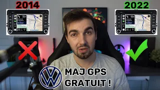 METTRE A JOUR son GPS VW GRATUITEMENT !!