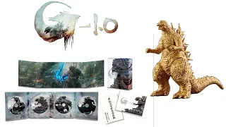 Godzilla Minus One Blu Ray, 4K and DVD announced! Bandai MMS EXCLUSIVE Memorial Gold Version Figure