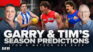 Garry Lyon & Tim Watson make their 2024 AFL season predictions - SEN
