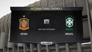 Spain vs Brazil | FIFA 15 PS4 Gameplay