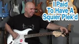 Plek'd Squier Affinity Vs Fender Custom Shop Strat