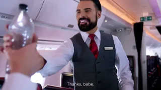 Rylan Clark achieves his lifelong dream of joining an airline cabin crew